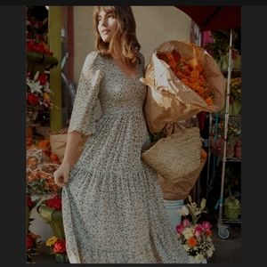 Christy Dawn Basil Dress Lined